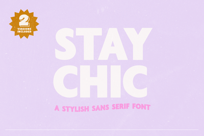 STAY CHIC Display Sans Serif Font Free Download