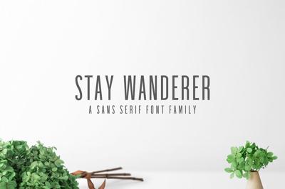 Stay Wanderer 3 Font Family Pack Free Download