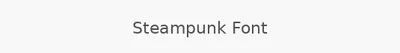 Steampunk Font