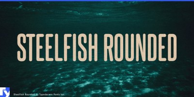 Steelfish Rounded Font