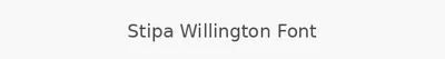 Stipa Willington Font