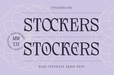 Stockers - Serif Font Free Download