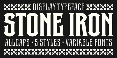 Stone Iron Font