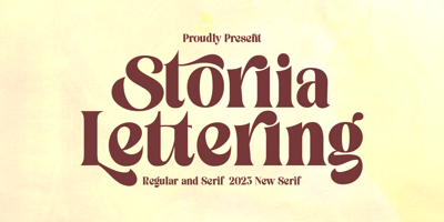 Storia Lettering Free Download