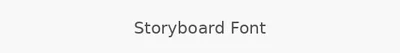 Storyboard Font