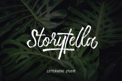 Storytella Brush Font