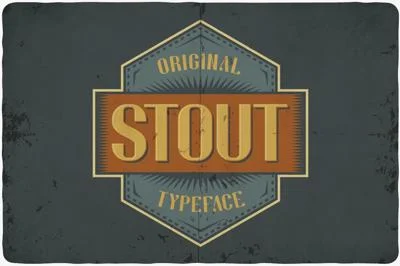 Stout typeface