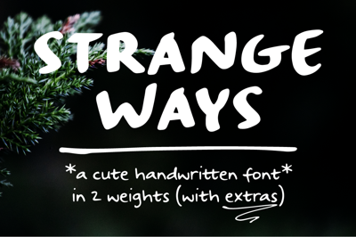 Strangeways handwritten sans font Free Download