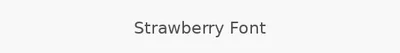 Strawberry Font