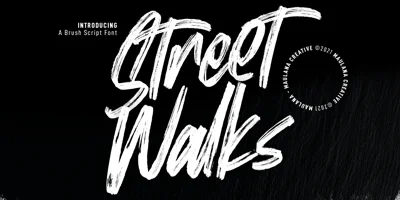 Street Walks Font