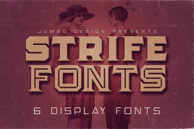 Strife - Display Font