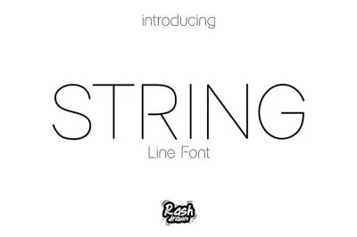 String Font