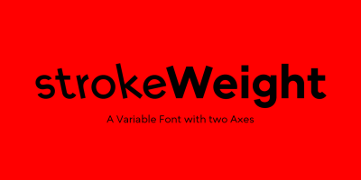 strokeWeight Font