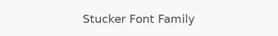 Stucker Font Family