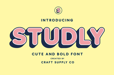 Studly - Layered Font Family Free Download