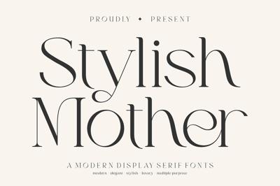 Stylish Mother - Display Serif Font Free Download