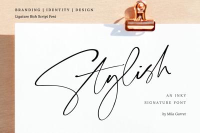 Stylish Signature Handwritten Script Free Download