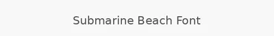 Submarine Beach Font