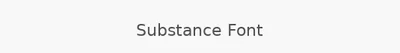 Substance Font