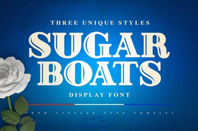 Sugar Boats Display Font Free Download