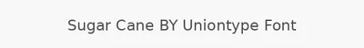 Sugar Cane BY Uniontype Font