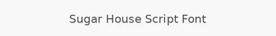Sugar House Script Font