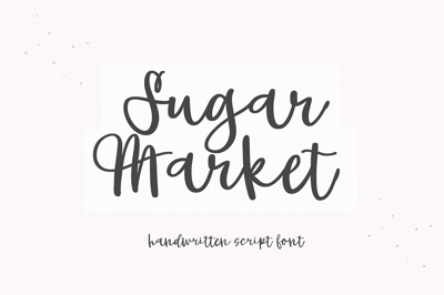 Sugar Market | Farmhouse Script Font Free Download