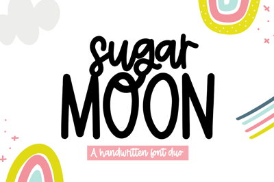 Sugar Moon | Handwritten Font Duo Free Download