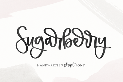 Sugarberry | Handwritten Script Font Free Download