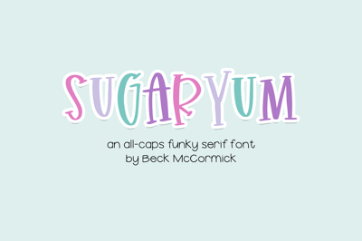 Sugaryum Serif Font Free Download