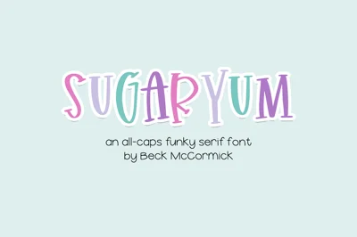 Sugaryum Serif Font