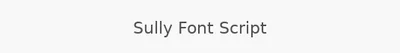 Sully Font Script