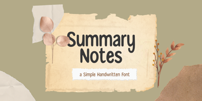 Summary Notes Free Download