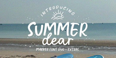 Summer Dear Font Duo Free Download