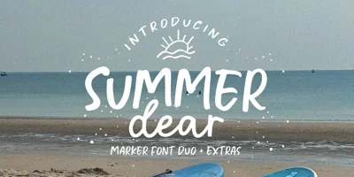 Summer Dear Font Duo