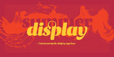 Summer Display Font