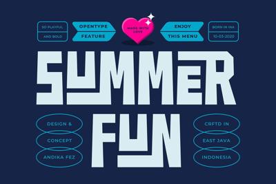 SUMMER FUN FONT Free Download