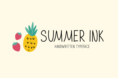 Summer Ink Typeface Free Download