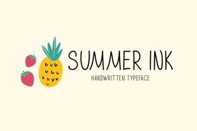 Summer Ink Typeface