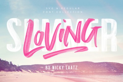 Summer Loving Font Collection