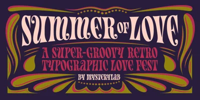 Summer of Love Font