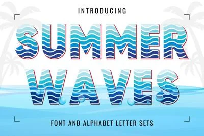 Summer Waves Font