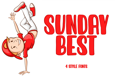 Sunday Best - 4 Style Fonts Free Download