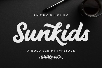 Sunkids Script Font