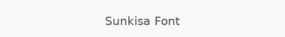 Sunkisa Font