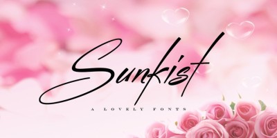 Sunkist Font