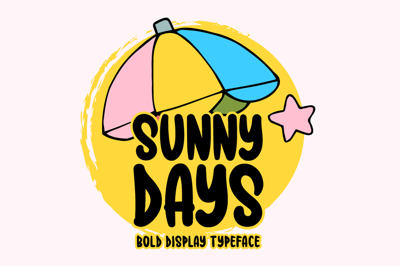 Sunny Days Typeface Free Download