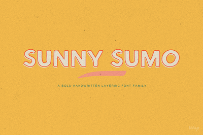 Sunny Sumo — A Layering Sans Serif Free Download