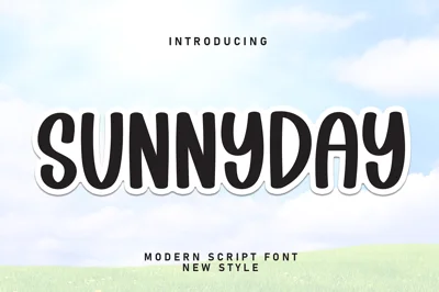 Sunnyday | Script Font