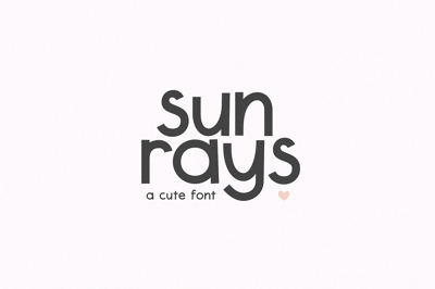 Sunrays | Cute Handwritten Font Free Download